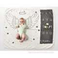 Hohe Qualität Unisex Soft Neugeborene Wachstumsfotografie Decke